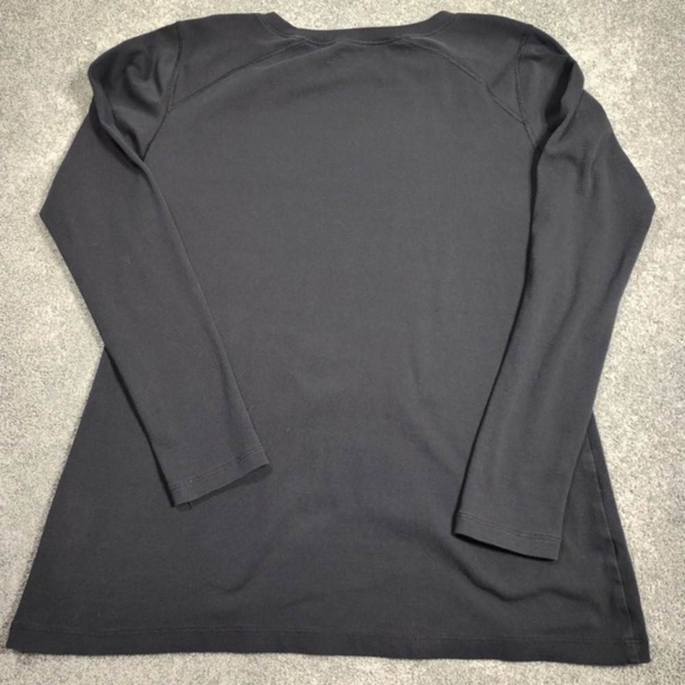 Noble‎ Outfitters Long Sleeve Performance Top Black Moisture Wicking Women's L - Picture 3 of 10